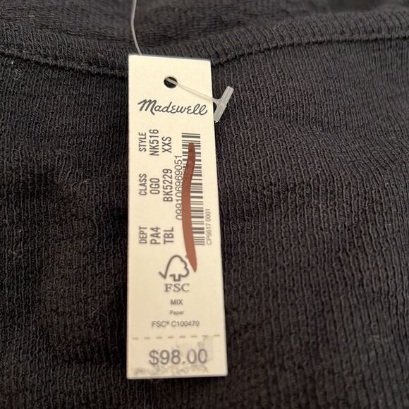 NWT Madewell Dress Knit Tank Midi XXS - Picture 4 of 8